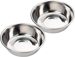 Kulmeo Stainless Steel Cat Dog Food Water Bowl