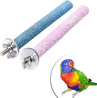 Colorful Pet Bird Chew Grinding Paw Toys Parrot Harness Cage Budgie Clean Tool