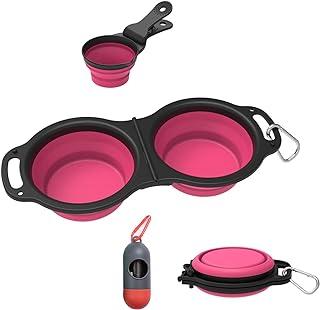 Chingsee Collapsible Travel Dog Bowl with Measurment Cup