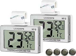 GXSTWU Reptile Tank Hygrometer Thermometer with Hook Temperature Humidity Meter Gauge