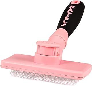 HATELI Self Cleaning Slicker Brush for Cat & Dog