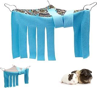 RIOUSSI Guinea Pig Hideout Cage Accessories with Reversible Sides
