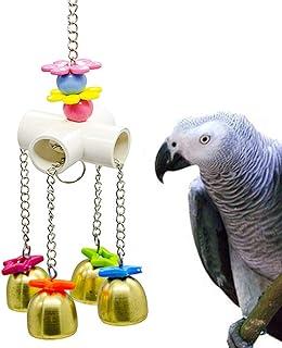 IUHKBH Bird Parrot Toys with Bell Hanging