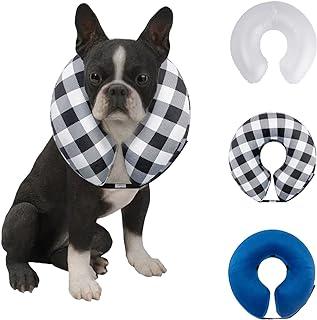 CuteBone Inflatable Canine Cushion with Soft Pet Recovery Collar Covers