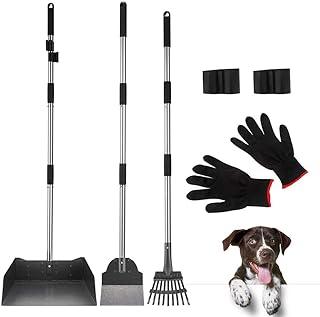 KOOLTAIL Scooper Set – Tray, Spade and Rake for Large Dogs