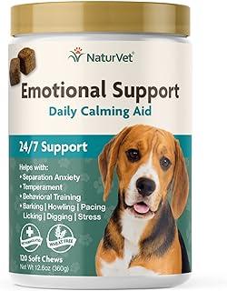 NaturVet Emotional Support Daily Calming Aid Dog Supplement