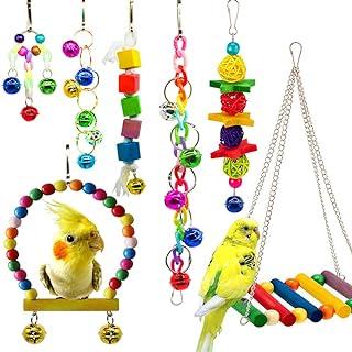 Hatisan 7 Pack Bird Parrot Toys