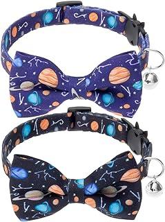 EXPAWLORER Cat Bow Tie Collar with Bell