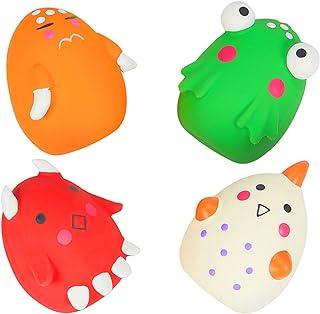 Squeaky Pet Dogs Toy with Cute Face Interactive Fetch Play Chewing Sound