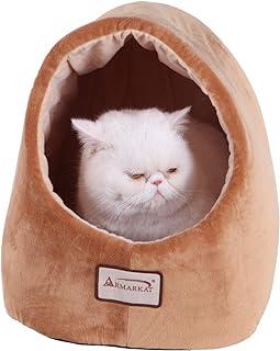 Armarkat Brown/Ivory Cave Shape Pet Bed