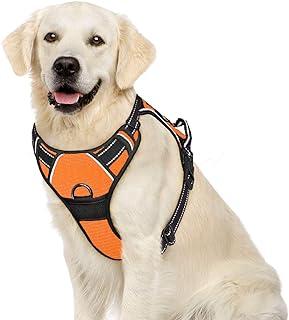 IPETSZOO No Pull Dog Harness with Handle Adjustable Outdoor Pet Vest