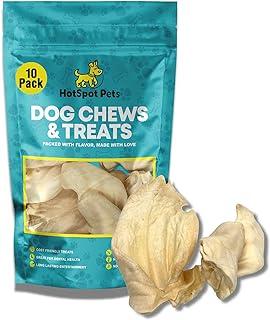 hotspot pets cow ears for dogs (10 Pack)