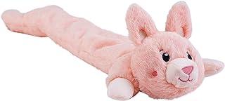 Longidudes Rabbit Plush & Squeaky Dog Tug Toy