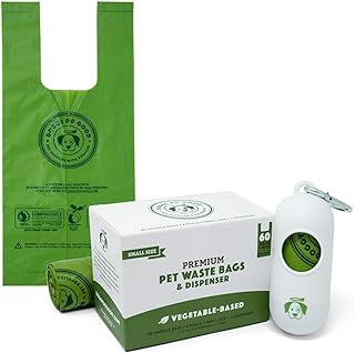 Doggy do Good Certified Home Compostable Dog Poop Waste Bags with Handles