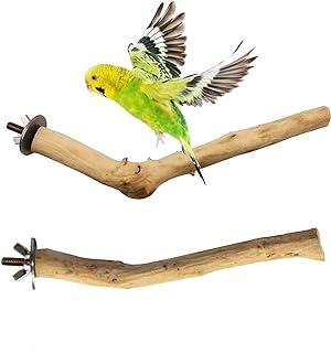 Hamiledyi Wood Bird Perch Stand