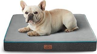 Memory Foam Waterproof Dog Bed Pillow for Crate and Nonskid Bottom