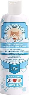 Pawtitas Dog And Cat Shampoo and Conditioner Pet Care Plant Based Made with Certified Organic Natural Herb, Caling Essential Oil