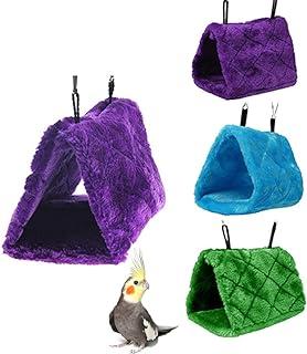 Winter Warm Bird Hut Nest House Bed Hanging Hammock Toy for Pet Amazon Lovebird Finch Canary Small Medium Parrots Cage