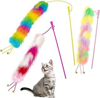 Lepawit 3 Pack Cat Wand Toy