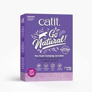 Catit Go Natural Pea Husk Litter 14.8 lb, Lavender
