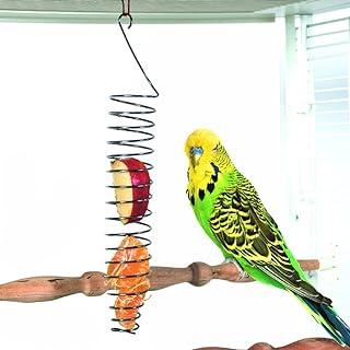 Bird Foraging Toy Parrot Fruit Vegetable Holder Feeder for Parakeet