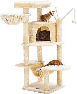 Cat Tree with Scratch Posts, Sturdy cat House