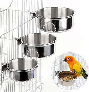 3PCS Bird Feeder for Cage Parakeets