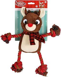 Rudolph The Red Nosed Reindeer Rope Limb Dog Toy, 12″