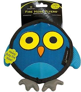 Hyper Pet Firehose Flyers Owl Squeaky Dog Toy