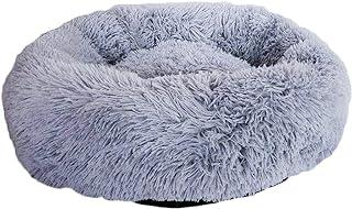 FAONIE Pet Bed, Fluffy Luxe Soft Plush Round Cat and Dog bed