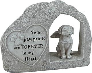 Handmade Polyresin Memorial Dog Angel Pet Statue