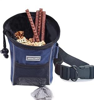 Vivaglory Sports Style Dog Treat Bag with Detachable Waistband
