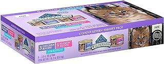 Blue Buffalo Wilderness High Protein, Natural Kitten Pate Wet Cat Food Variety Pack