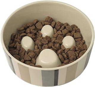 PetRageous 12017 Metro Slowfeed Dishwasher Safe Dog Food Bowl with 4-Cup Capacity