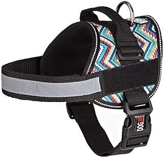 Dog Harness, Reflective No-Pull Adjustable Vest with Handle