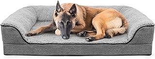Orthopedic Dog Bed, Bolster Couch dog bed for large dogs