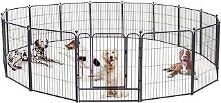 Folding Outdoor Playpen with Door for Large Medium Small Dogs