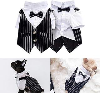Cat Tuxedo Outfit Gentleman Jacket for Small Dogs