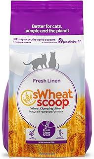 sWheat Scoop Fresh Linen Clumping Wheat Based Biodegradable Natural Cat Litter
