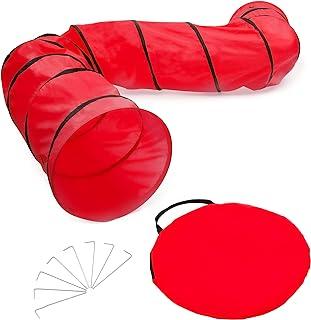 Dog Agility and Obedience Training Tunnel with Carry Bag