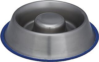 Indipets Slow Feed Stainless Steel Dog Bowl