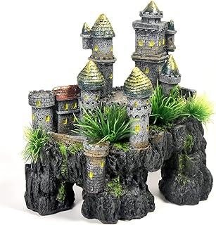 Realistic Castle Decoration for Aquatic Pets to Breed Play and Rest