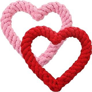 Valentine’s Day Heart Shaped Rope Dog Chew Toy