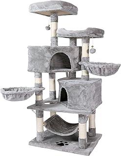 Multi-Level Cat Condo with Sisal Scratching Post & Perches