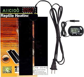 Terrarium Heater 7W with Thermometer for 10-20 gal Tank Reptiles
