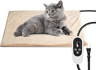 Temperature Adjustable Dog Cat Heating Pad with Auto Shut Off Timer