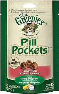 Greenies Pill Pockets Salmon Treat For Cat 45 oz