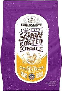 Stella & Chewys Raw Coated Premium Kibble Cat Food Grain Free, Protein Rich Meals Cage-Free Chicken Recipe