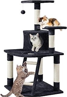 Yaheetech 48in Cat Tree Tower with Spacious Condo Cozy Platform and Replaceable Dangling Balls