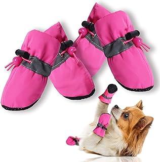 CALHNNA Dog Booties Puppy Paw Protectors
